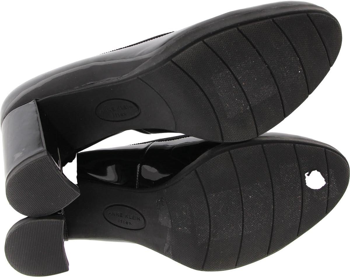imageAnne Klein Womens Castana Comfortable Block Heeled PumpBlack