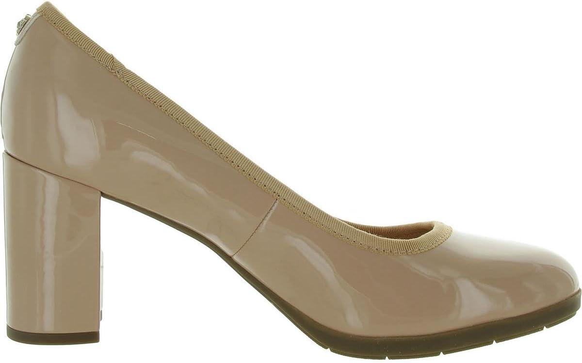 imageAnne Klein Womens Castana Comfortable Block Heeled PumpNude