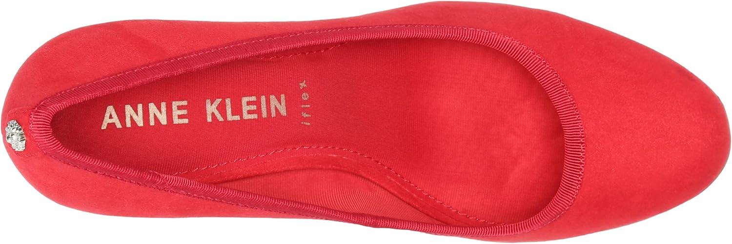 imageAnne Klein Womens Castana Comfortable Block Heeled PumpRed