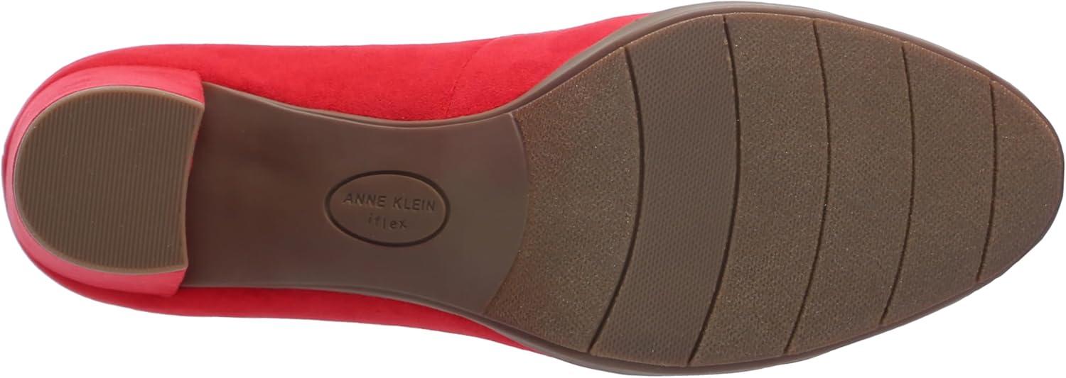 imageAnne Klein Womens Castana Comfortable Block Heeled PumpRed