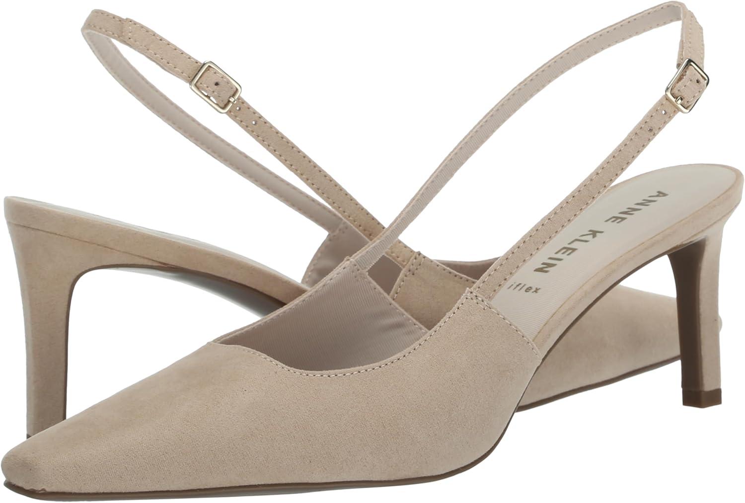 imageAnne Klein Womens RoselBeige Suede