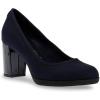 Anne Klein Women’s Castana Comfortable Block Heeled Pump(Navy)