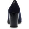 Anne Klein Women’s Castana Comfortable Block Heeled Pump(Navy)