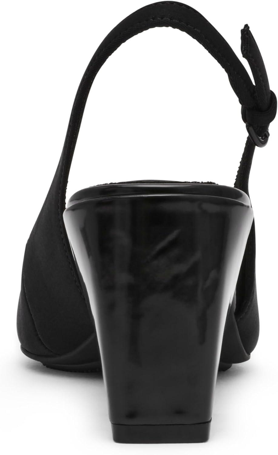 imageAnne Klein Womens Royce PumpBlk Stretch