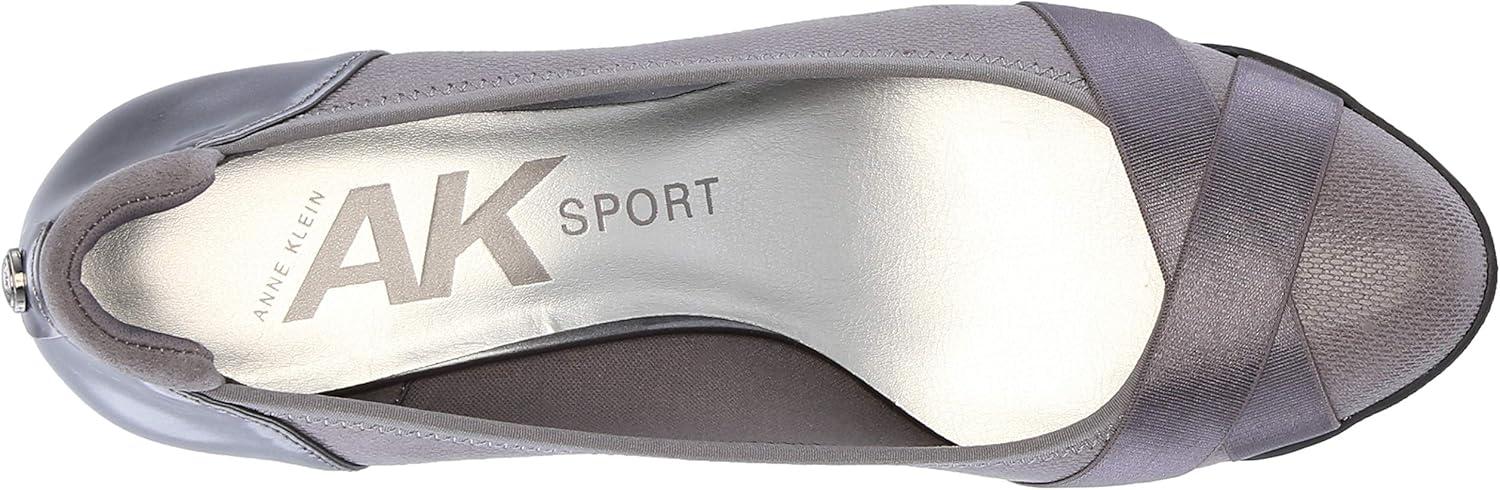 imageAnne Klein Womens Timeout Wedge Heel PumpPewter