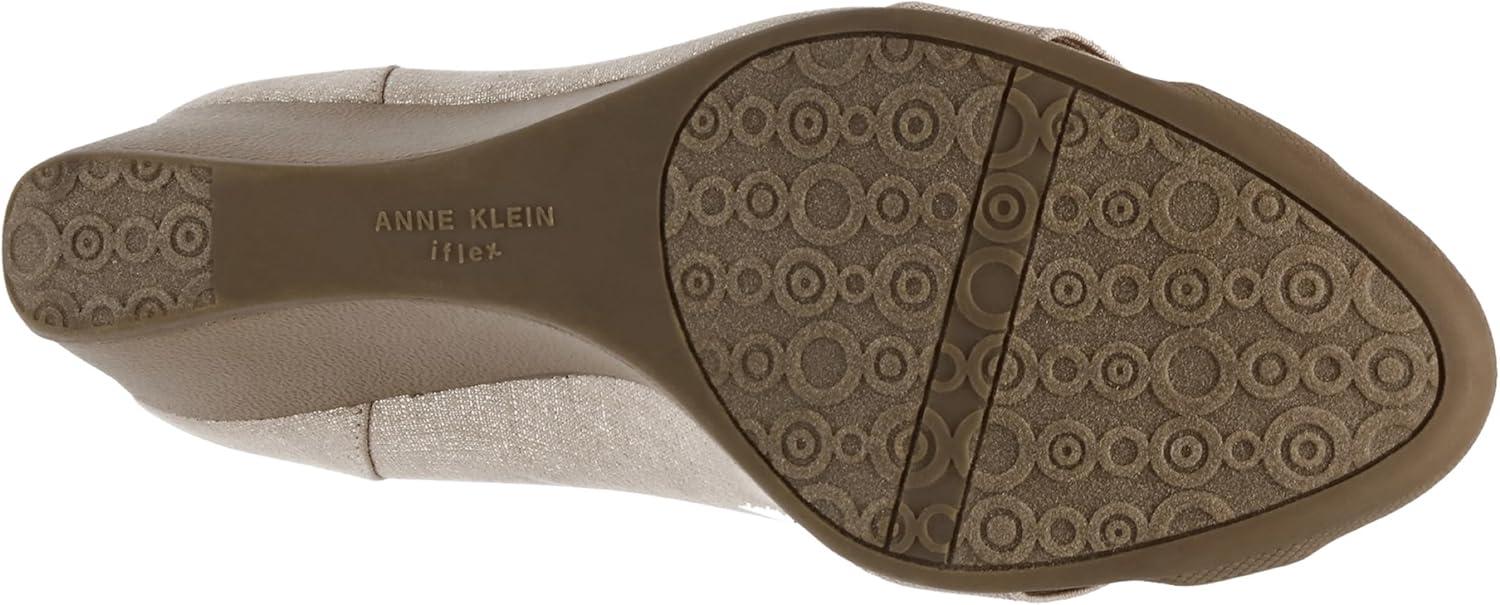 imageAnne Klein Womens Timeout Wedge Heel PumpTwilight Taupe