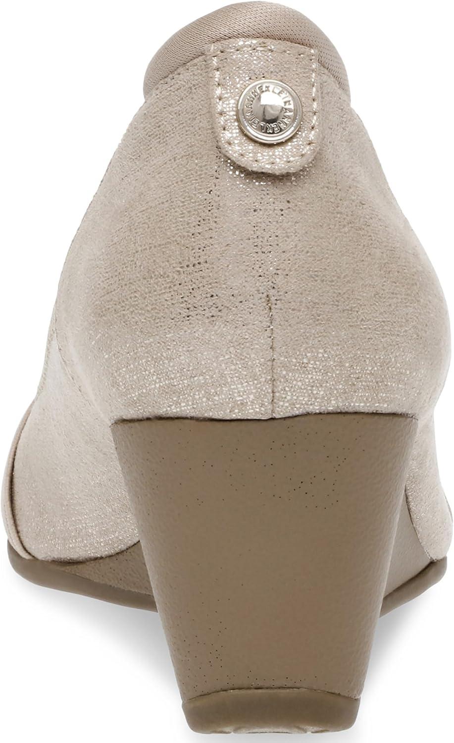 imageAnne Klein Womens Timeout Wedge Heel PumpTwilight Taupe
