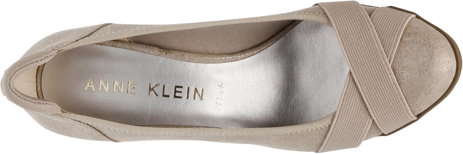 imageAnne Klein Womens Timeout Wedge Heel PumpTwilight Taupe