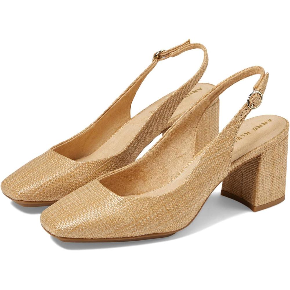 imageAnne Klein Womens LizetteNatural Raffia