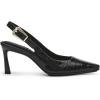 Anne Klein Womens Ritzy(Black Croc)