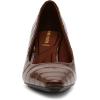 Anne Klein Womens Ruthie(Brown Croc)