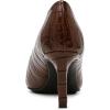 Anne Klein Womens Ruthie(Brown Croc)