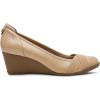 Anne Klein Women’s Timeout Wedge Heel Pump(Biscotti Nude)