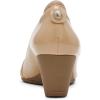 Anne Klein Women’s Timeout Wedge Heel Pump(Biscotti Nude)