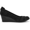 Anne Klein Women’s Timeout Wedge Heel Pump(Black Crystal)