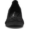 Anne Klein Women’s Timeout Wedge Heel Pump(Black Crystal)