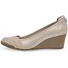 Anne Klein Women’s Timeout Wedge Heel Pump(Twilight Taupe)