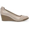Anne Klein Women’s Timeout Wedge Heel Pump(Twilight Taupe)