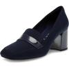 Anne Klein Womens TelepathyPump(Navy Stretch)