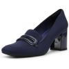 Anne Klein Womens Toni(Navy Stretch)