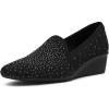 Anne Klein Womens Wendell-c(Black Crystal)