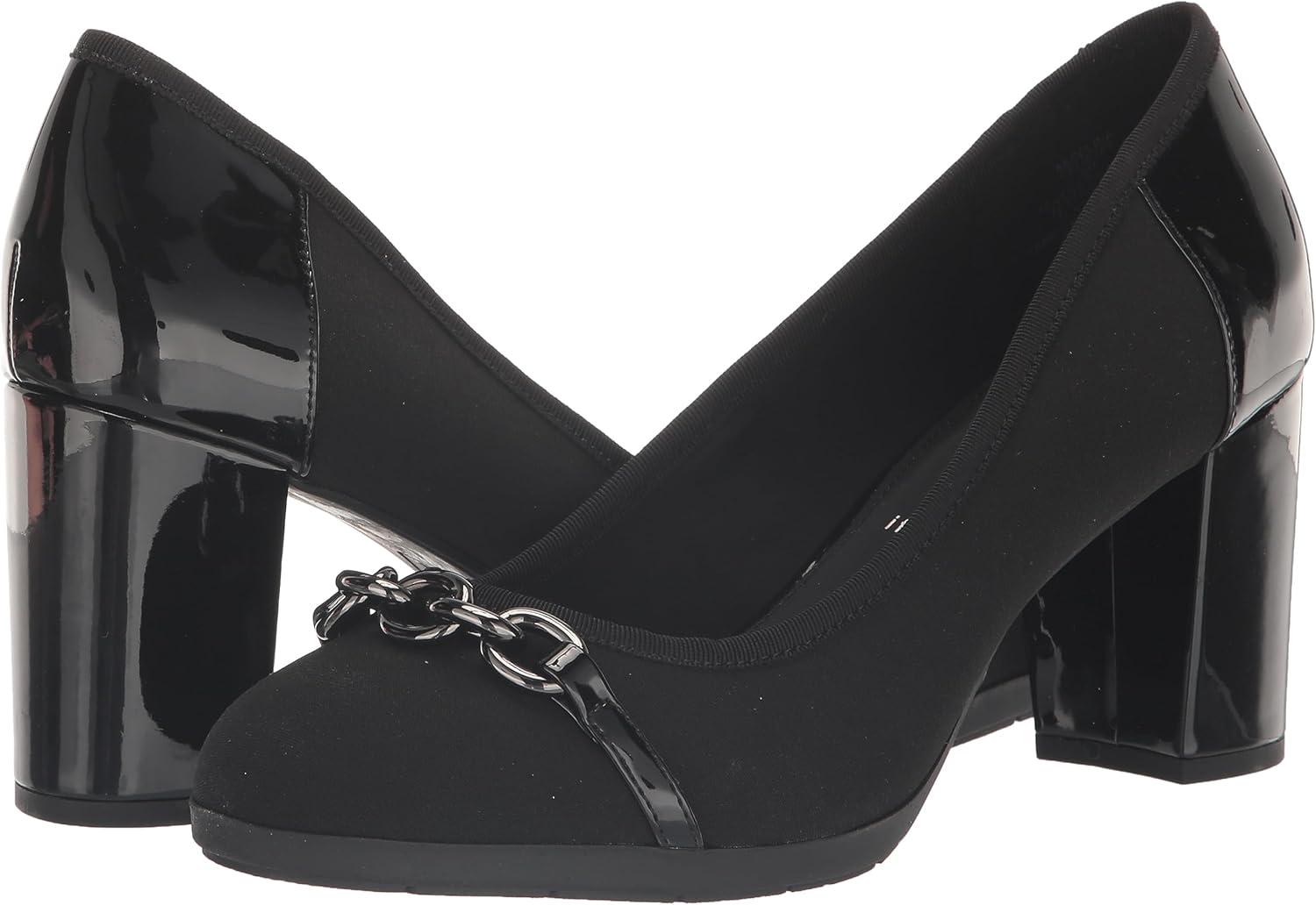 imageAnne Klein Womens CelinaBlack Stretch