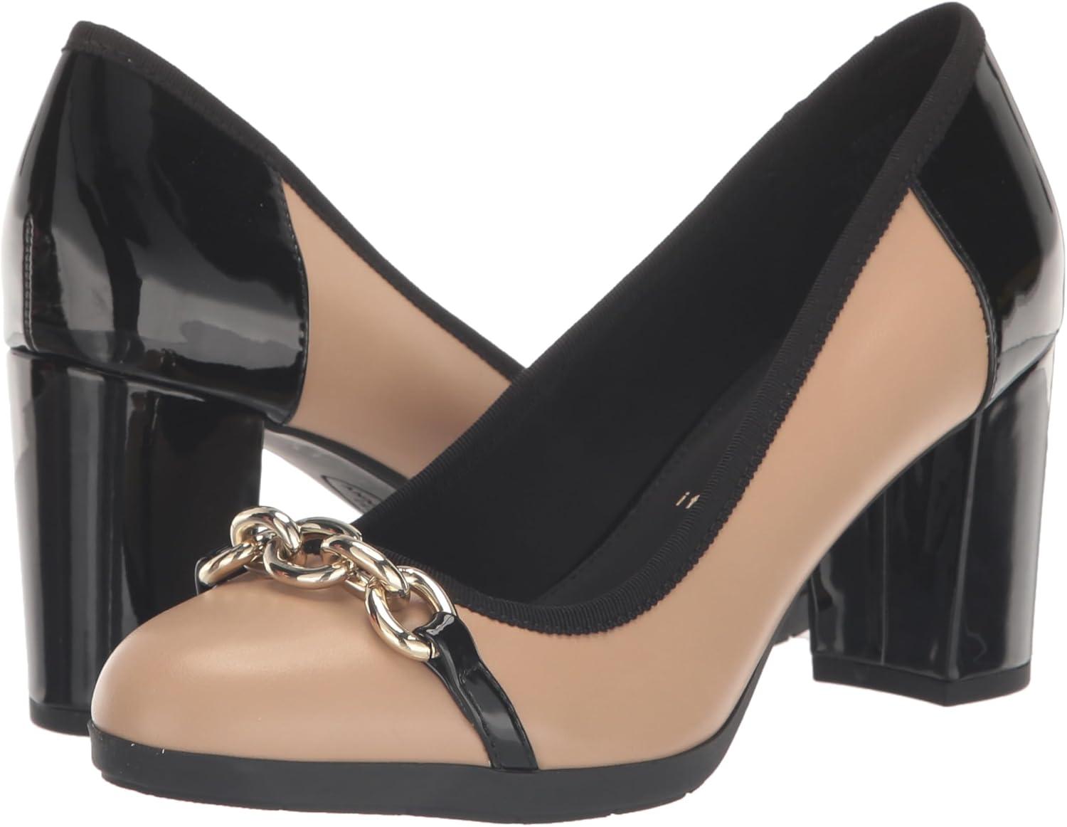 imageAnne Klein Womens CelinaNudeBlack