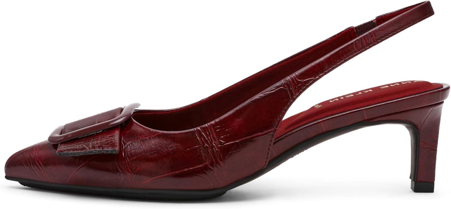 imageAnne Klein Womens Ilanna PumpWine Croc