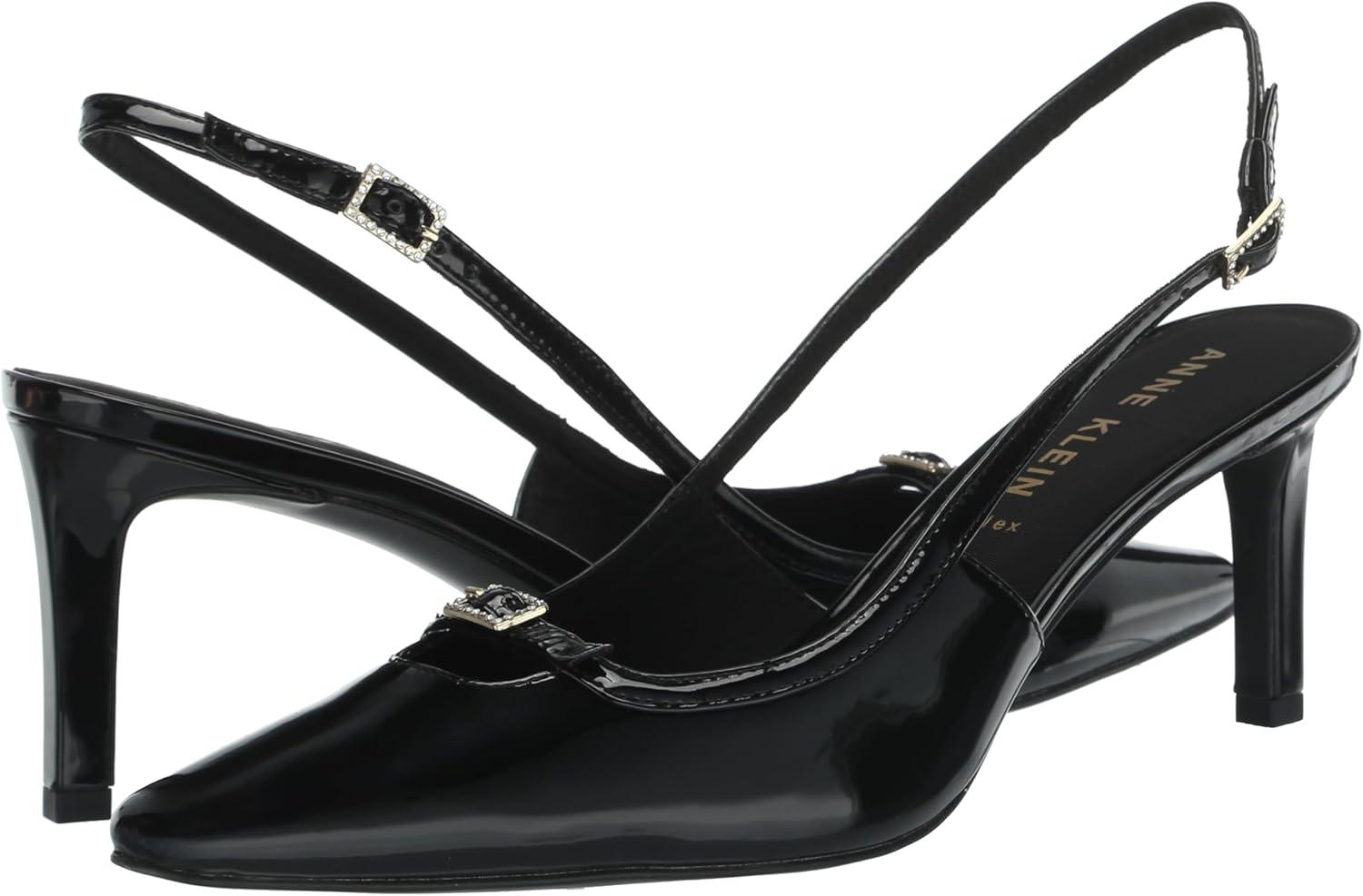 imageAnne Klein Womens Roxy PumpBlack Patent
