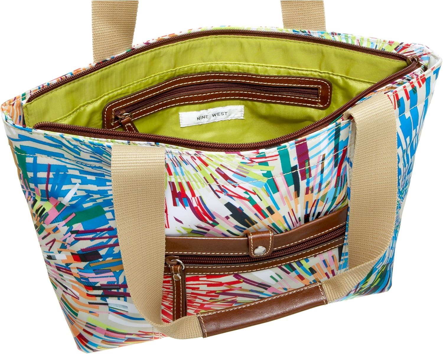 imageNine West In the Bag Pinwheel Medium ShopperNavy