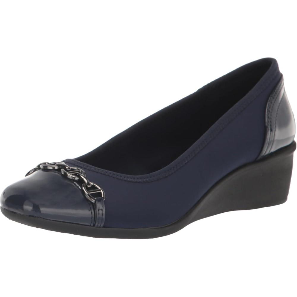 imageAnne Klein Womens Webster PumpNavy Multi