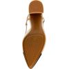 Anne Klein Women’s Brooklyn Pointed Toe Slingback Heels(Nude Black)