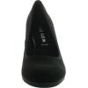 Anne Klein Women’s Castana Comfortable Block Heeled Pump, Black Stretch, 7 US