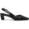 Anne Klein Womens Sadella(Black Smooth)