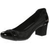 Anne Klein Sport Women’s Guardian Leather Dress Pump(Black)