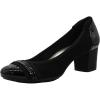 Anne Klein Sport Women’s Guardian Leather Dress Pump(Black Suede)