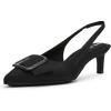 Anne Klein Women’s Ilanna Pump(Blk Stretch)