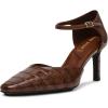 Anne Klein Womens Rosalind(Brown Croc)