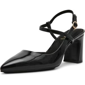 Anne Klein Womens Bliss(Black Patent)