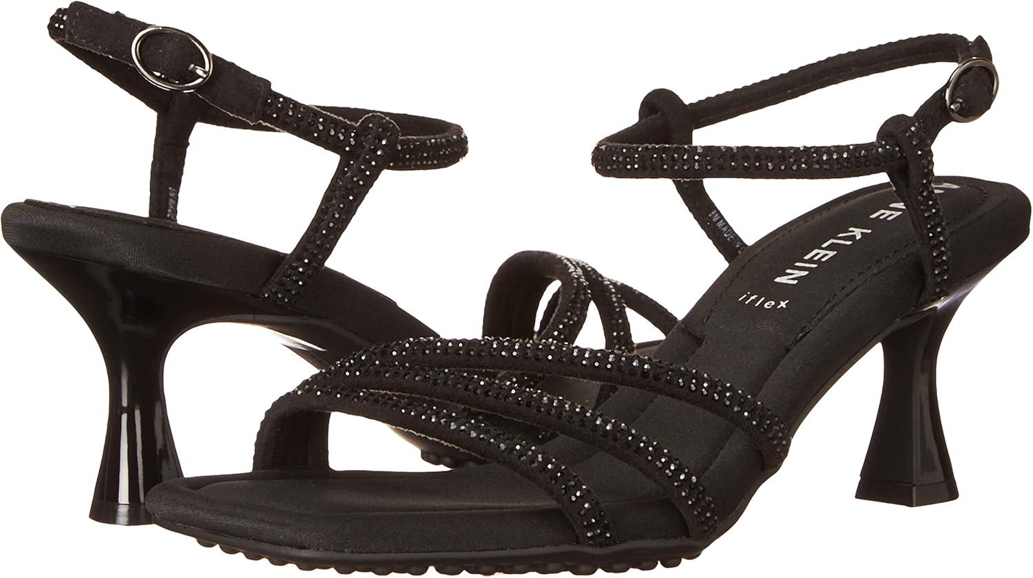 imageAnne Klein Womens Jelyssa HeeledSandalsBlack Crystal
