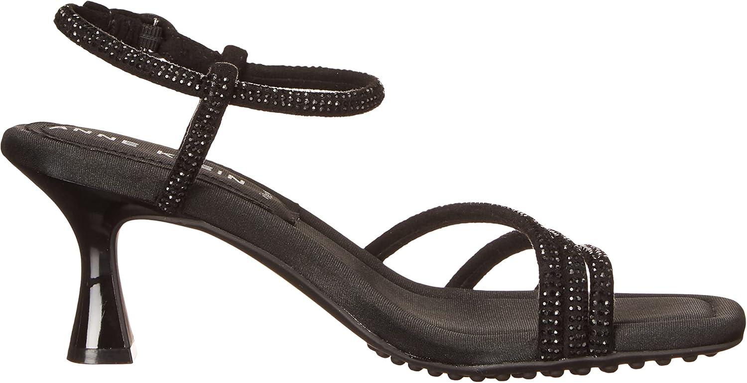 imageAnne Klein Womens Jelyssa HeeledSandalsBlack Crystal