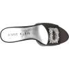 Anne Klein Women’s Sprinkle Dress Sandal Sandal(Black Satin)