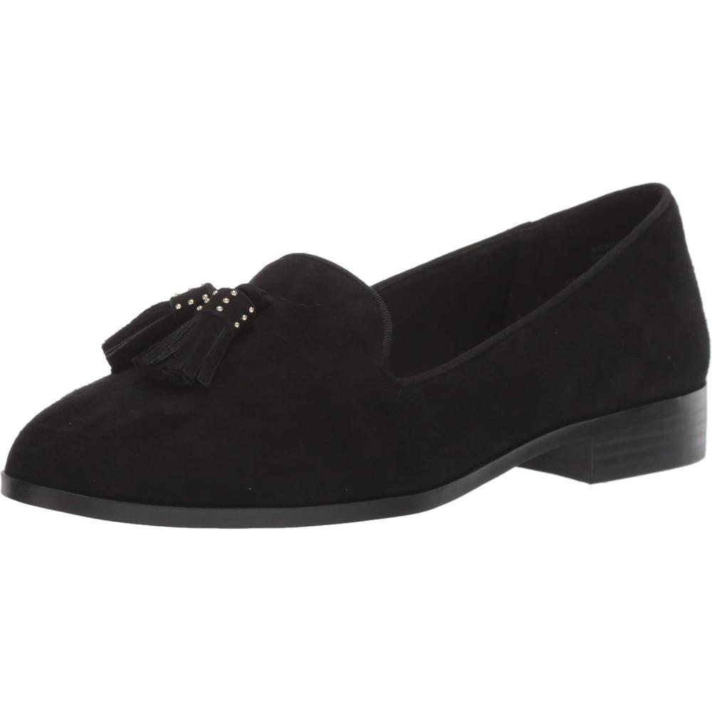 imageAnne Klein Womens Duval Loafer FlatBlack