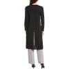 Anne Klein Women’s Long Cardigan with One Button & Side SLI(Anne Black)