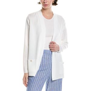 Anne Klein Women’s Malibu Cardigan(Bright White)
