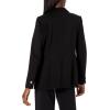 Anne Klein Women’s Faux Double Breasted Stretch Blazer(Asphalt)