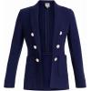 Anne Klein Women’s Faux Double Breasted Stretch Blazer(Distant Mountain)