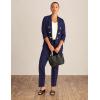 Anne Klein Women’s Faux Double Breasted Stretch Blazer(Distant Mountain)