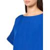Anne Klein Women’s Dolman Sleeve Blouse W Trim(Santorini Blue)