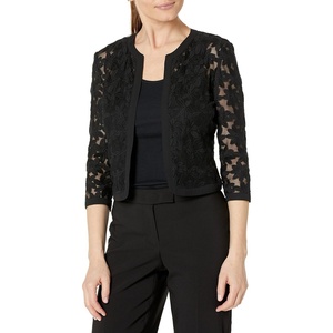 Anne Klein Women’s Soft Shoulder Cardigan (Spring 22)(Asphalt)